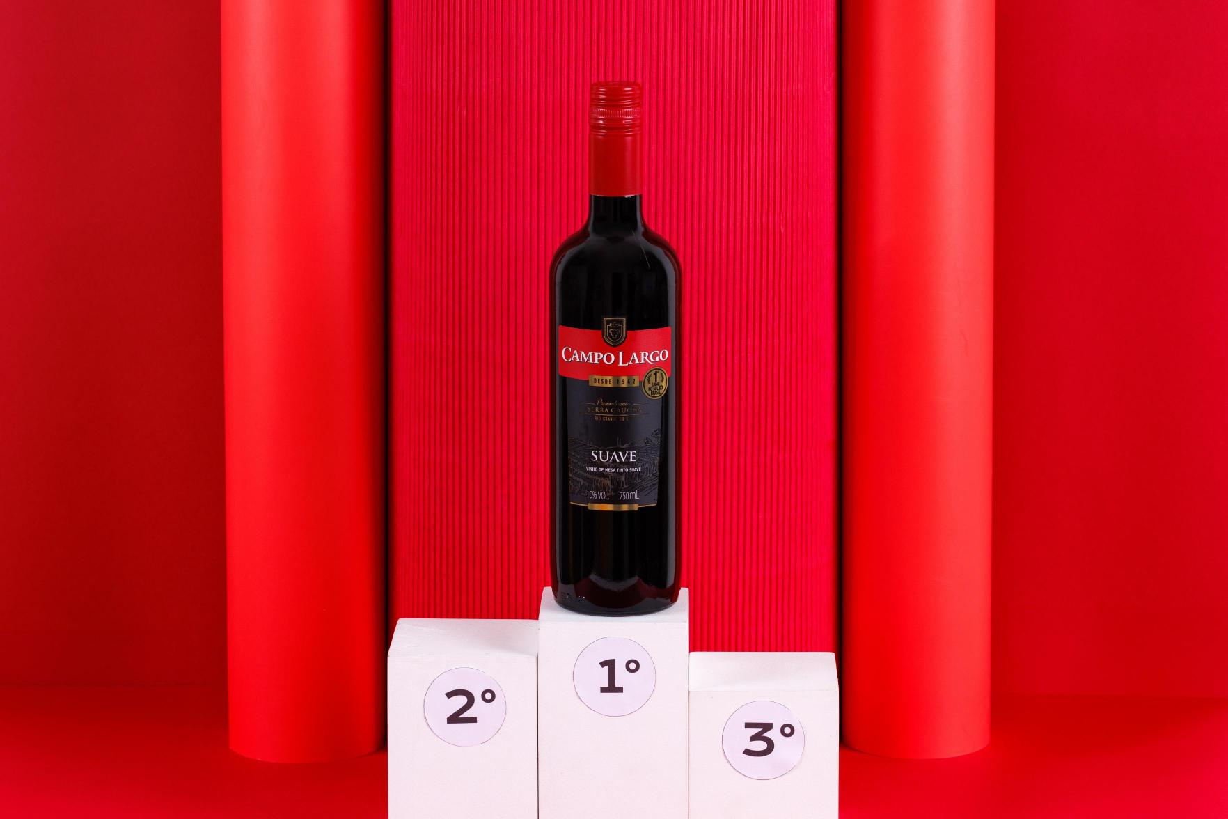 Vinho Campo Largo é eleito o preferido pelos varejistas nas regiões Sul, Norte e Centro Oeste, além dos estados do Maranhão e Piauí.